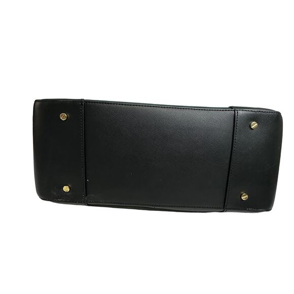 Tory Burch Robinson Double Zip Tote Bag in Black Leather - Picture 5 of 16